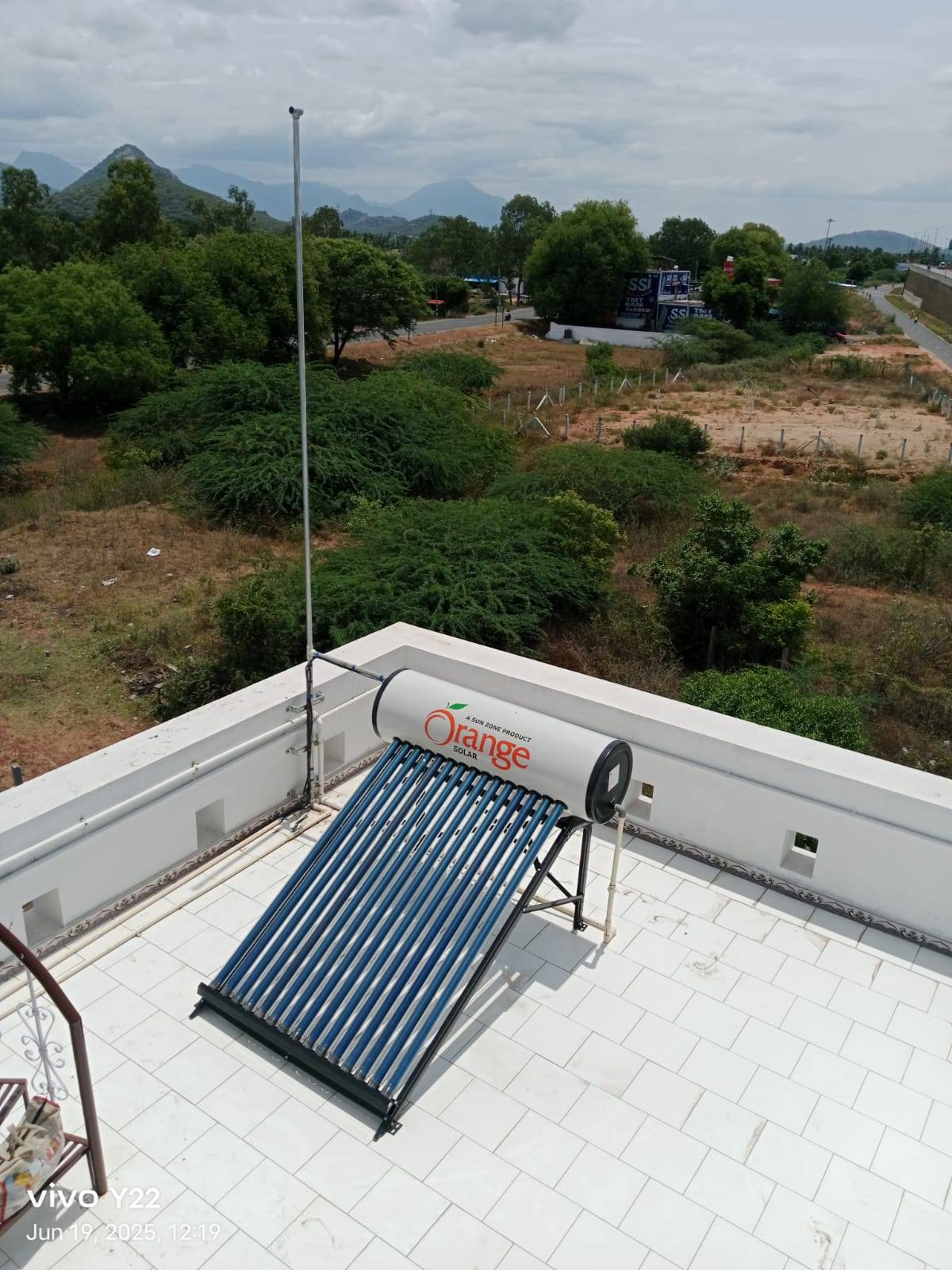 Medavakkam Chennai 150 Litre Solar Water Heater Plant